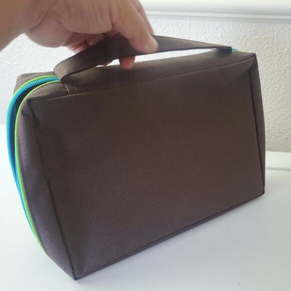 Gregg Gift Bible Cover XL Bag Carrier Scripture Zippered Case Brown with Handle - Picture 2 of 16